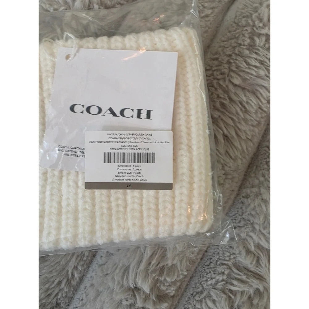 Coach cable knit